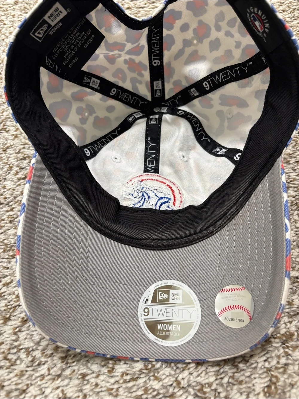 9TWENTY New Era Chicago Cubs animal print baseball hat